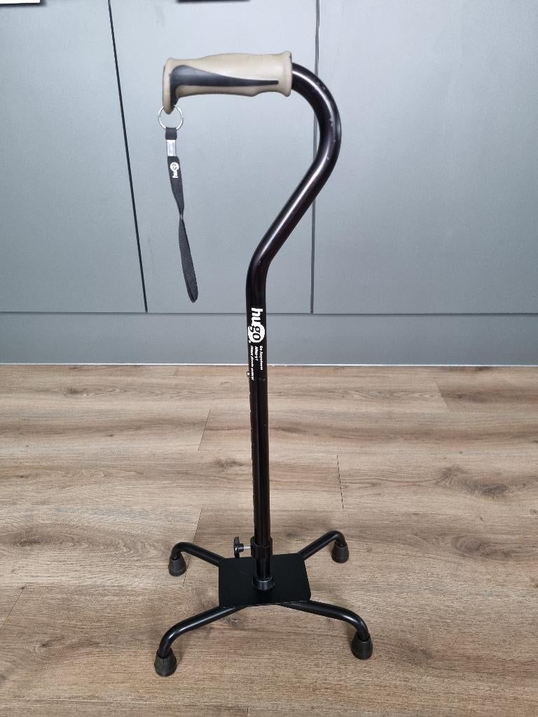Wandelstok 4 poot, Diversen, Wandelstokken, Ophalen of Verzenden, Verstelbaar, Zo goed als nieuw