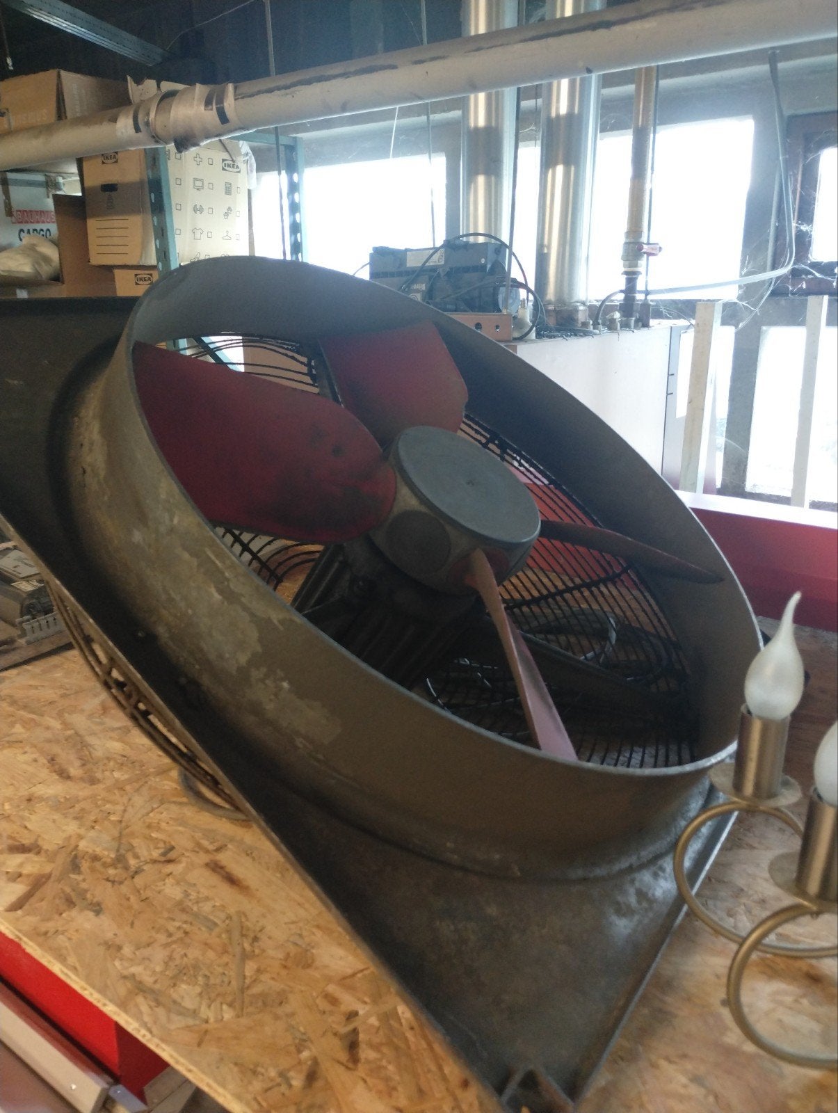 multifa ventilator, Ophalen