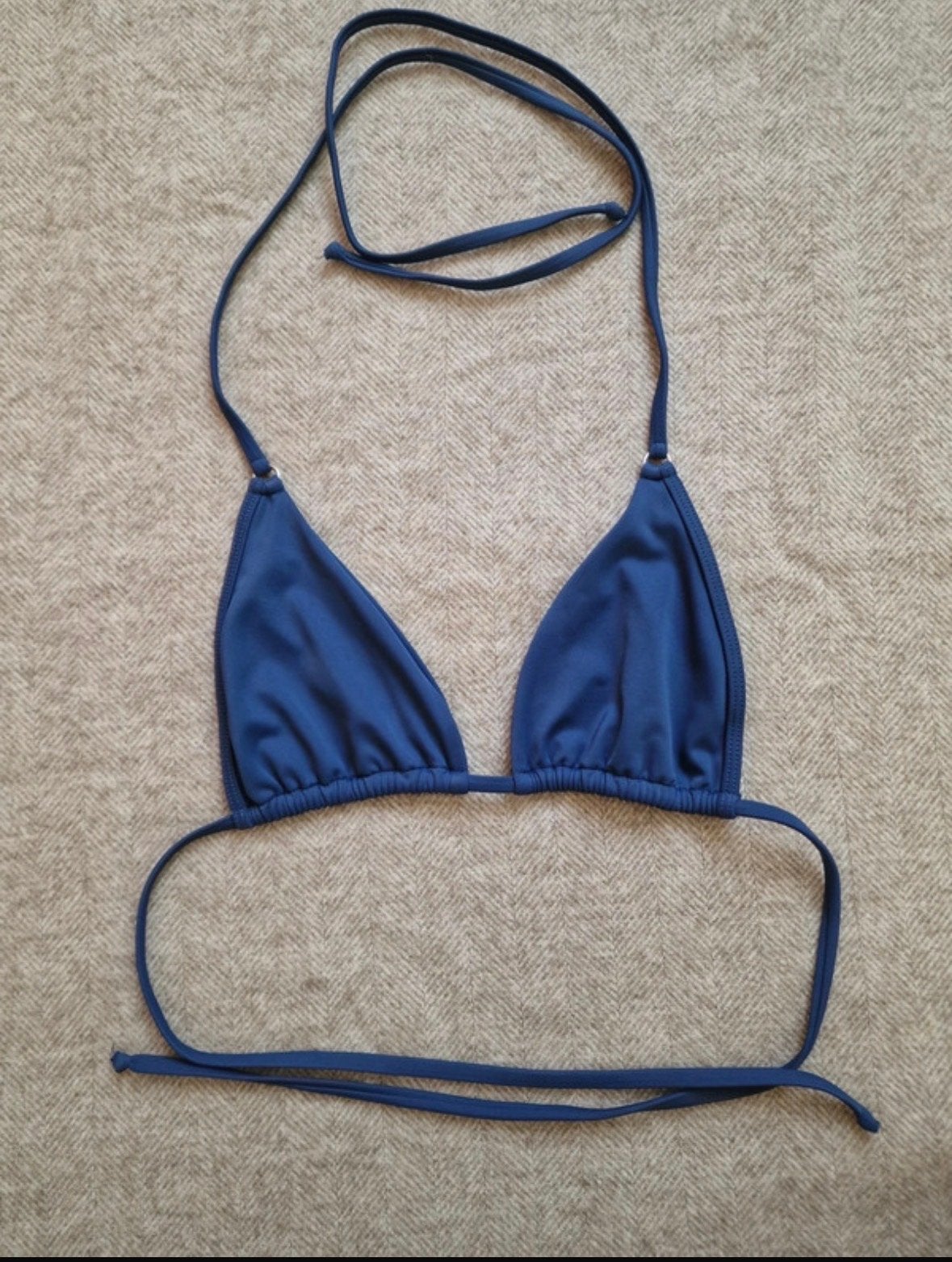 Wicked Weasel Triangle Top Marineblauw Maat M, Ophalen of Verzenden, Zo goed als nieuw, Blauw, Bikini