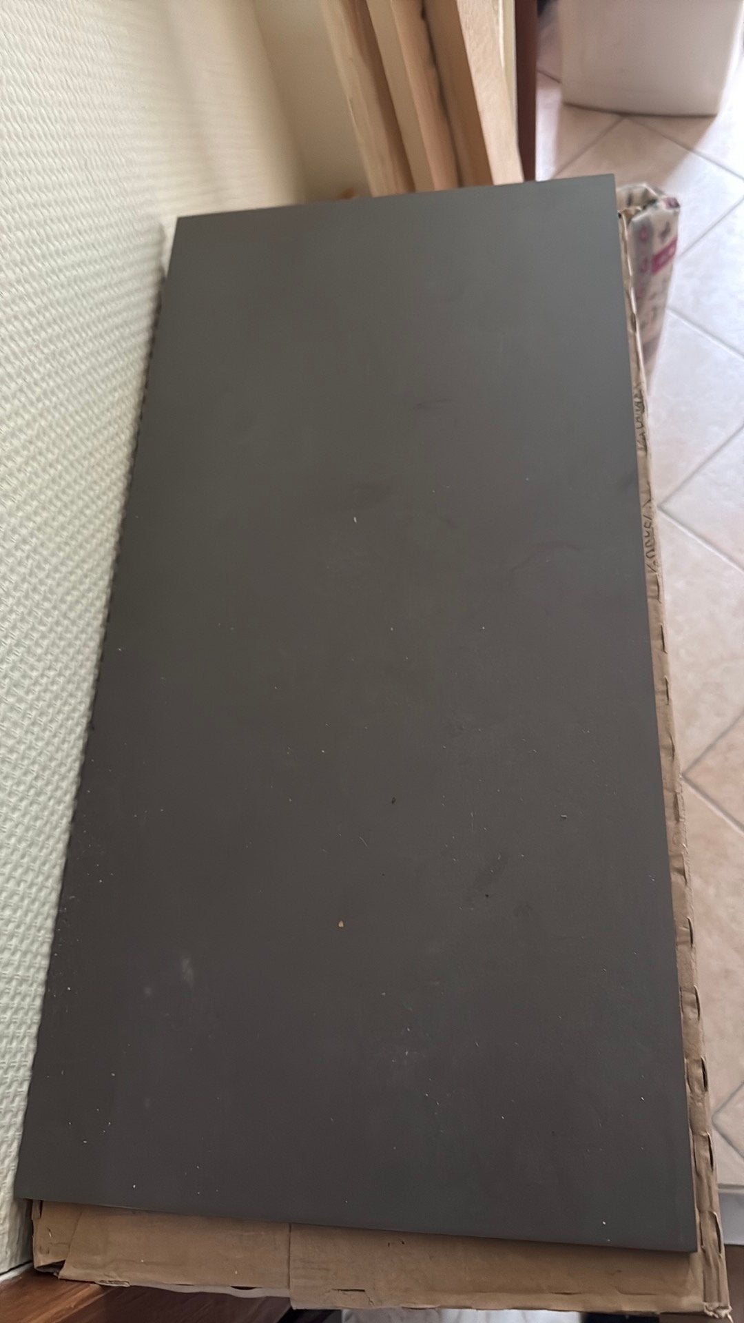 Nieuw! Grijs antraciet tegels 30x60, Ophalen, 60 cm of meer, Keramiek, Nieuw
