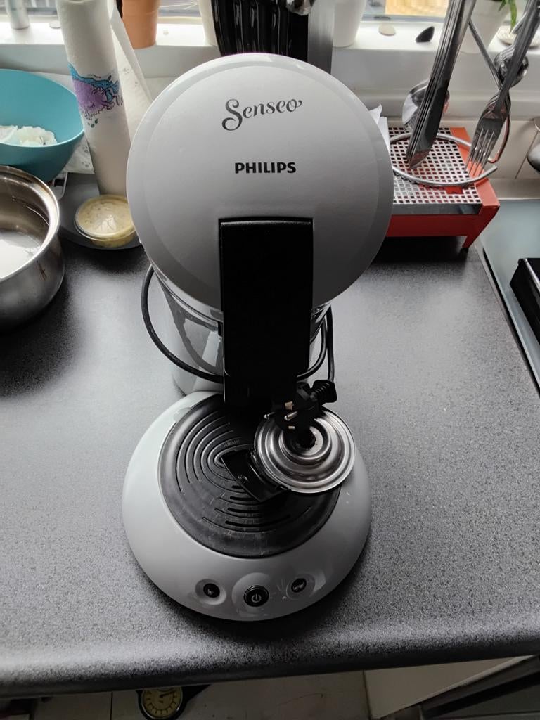 2X ZGAN Philips senseo kompleet licht grijs PLUS ZWARTE, Ophalen, Zo goed als nieuw, Koffiemachine