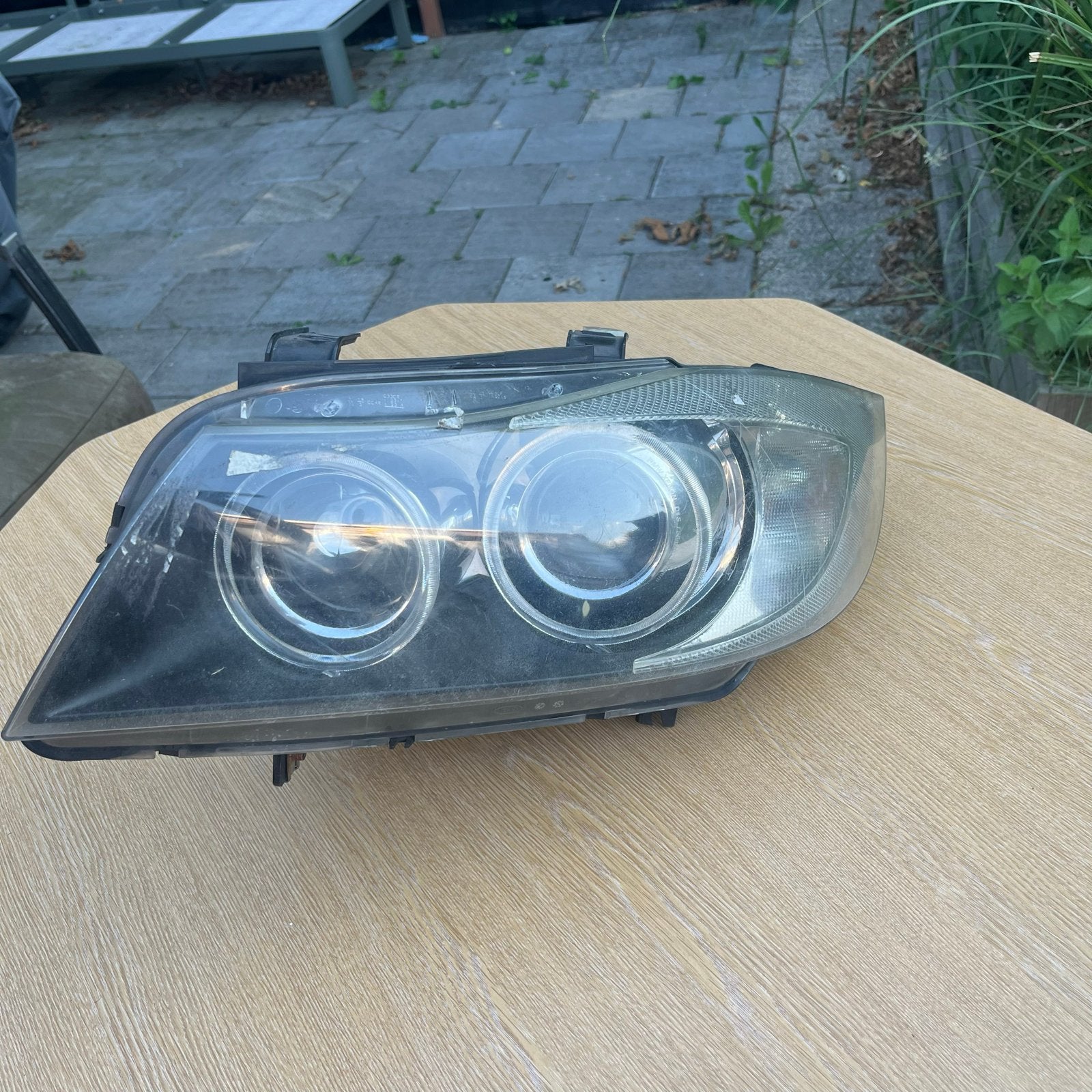 BMW E90 E91 Koplamp Links Xenon Zonder Ballast 63116942737, Auto-onderdelen, Verlichting, Ophalen, Gebruikt, BMW