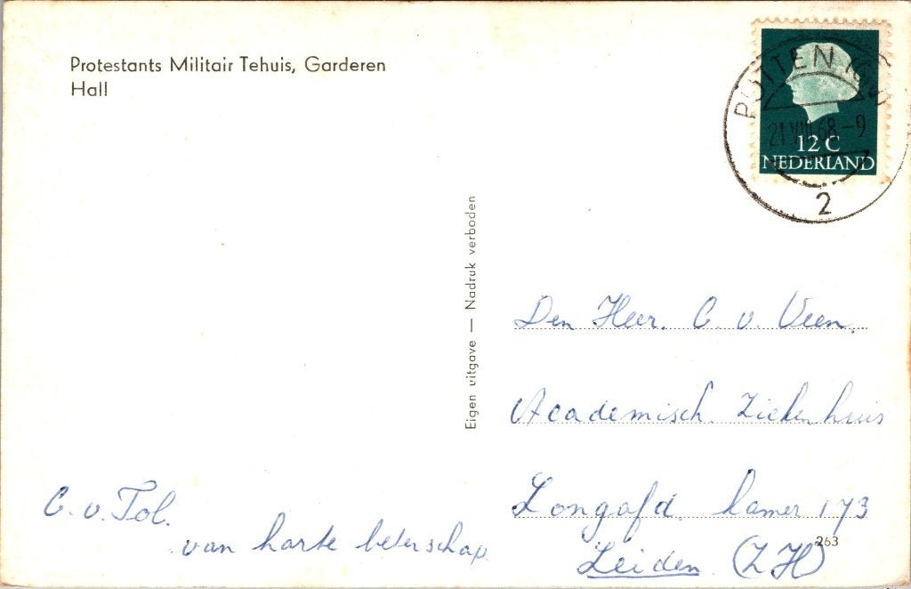Garderen - 12 oude ansichtkaarten, Verzamelen, Verzenden, 1960 tot 1980, Gelopen, Gelderland