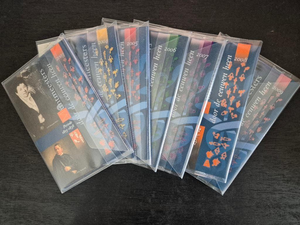 7 HCF Muntmeester eurosets 2003-2009, Ophalen of Verzenden, Koningin Beatrix, Euro's, Setje
