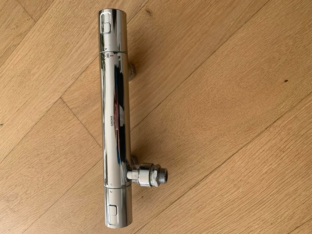 Grohe thermostaat douchekraan 15 cm, Ophalen of Verzenden, Gebruikt, Chroom, Kraan