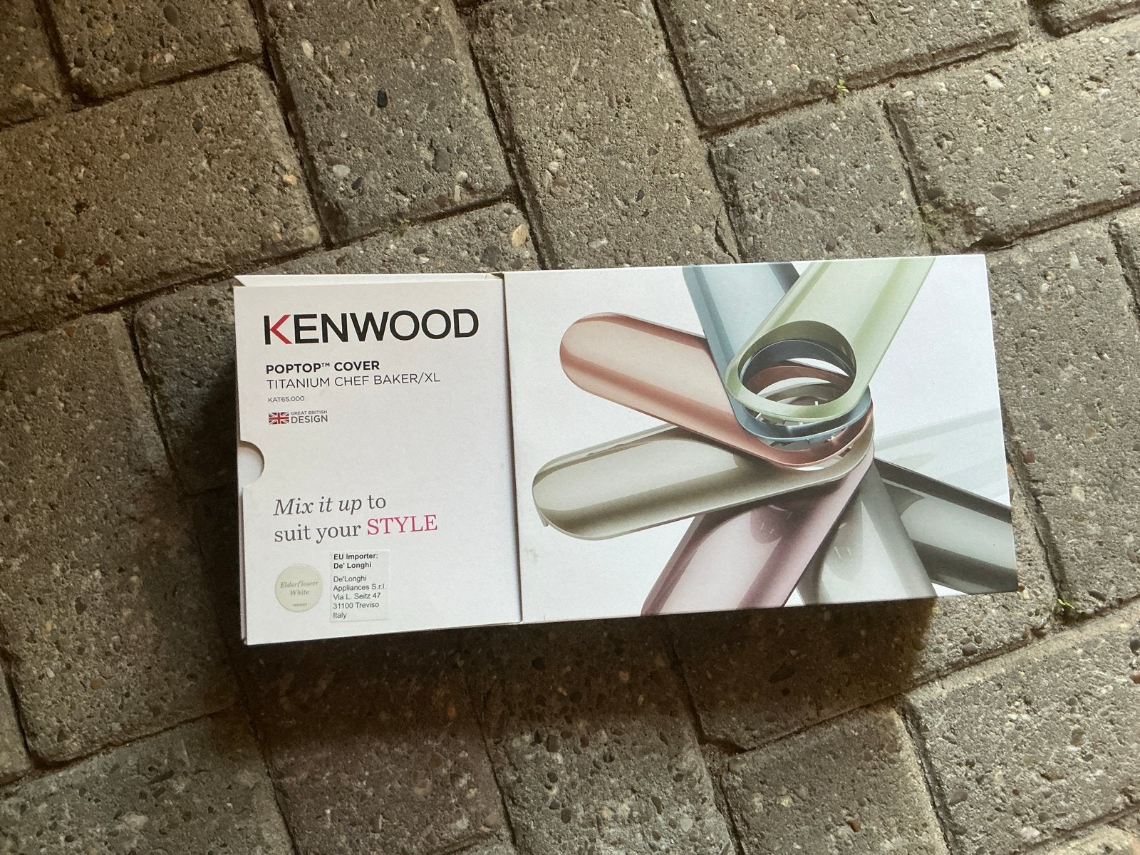 Kenwood Poptop Cover Titanium Chef Baker/XL, Ophalen of Verzenden, Nieuw