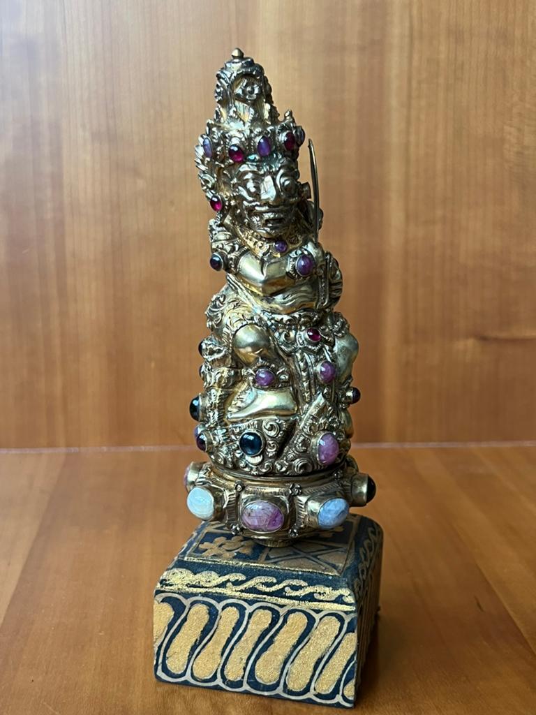 Oude Balinese Keris kris goudverguld greep, Antiek en Kunst, Ophalen of Verzenden