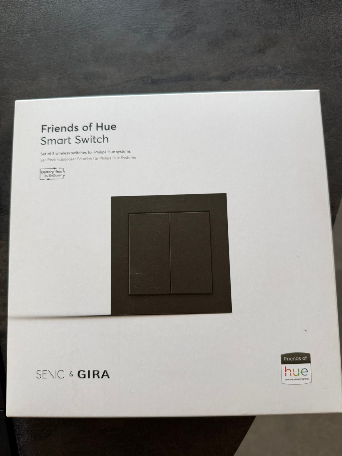 12x Senic x Gira friends of hue smart switch, Ophalen of Verzenden, Zo goed als nieuw, Schakelaar