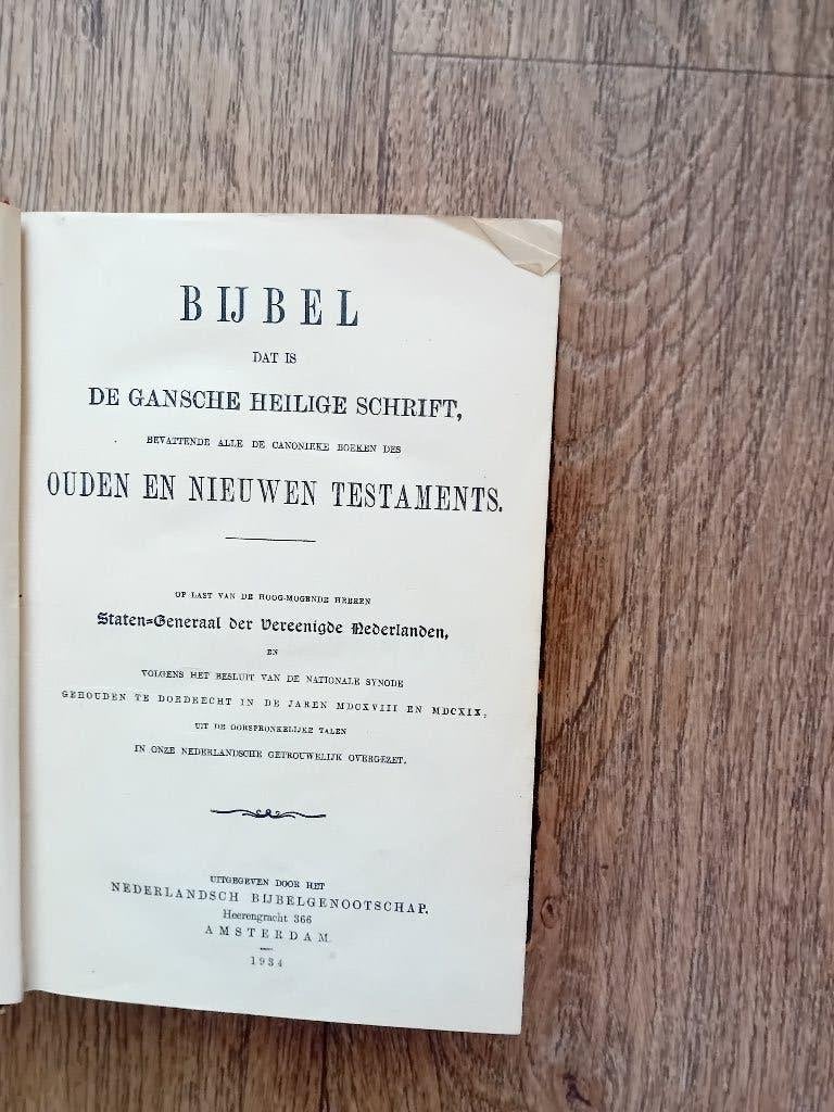 Oude Bijbel, Ophalen