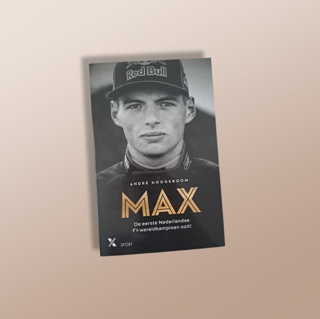 MAX - Het beste boek over Verstappen (Actuele Editie), Boeken, Ophalen of Verzenden, Zo goed als nieuw, André Hoogeboom, Overige sporten