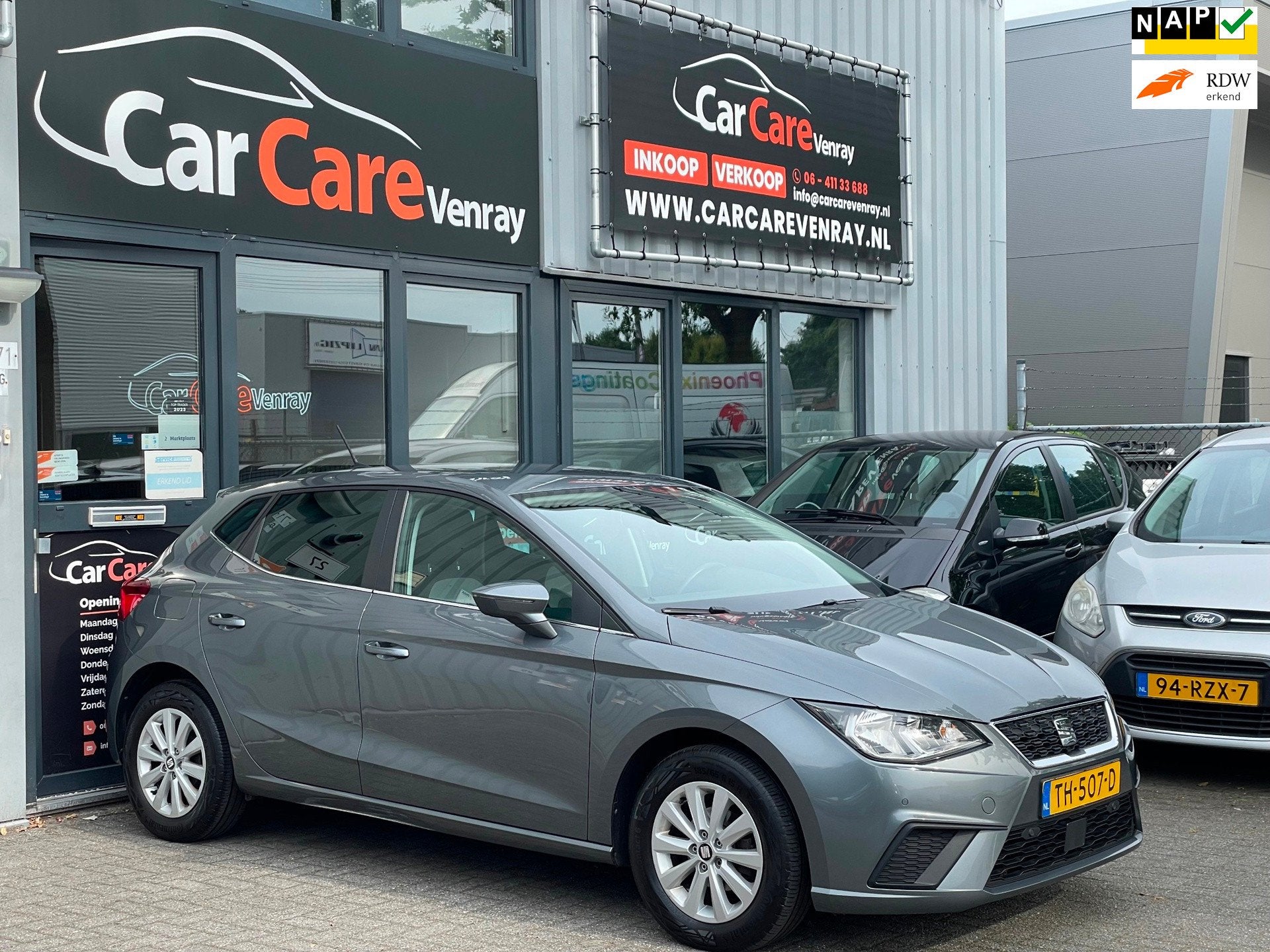 Seat Ibiza 1.0 TSI Style Business Intense APK10-2027 AIRCO N, Dealer onderhouden, Stof, Euro 6, 95 pk