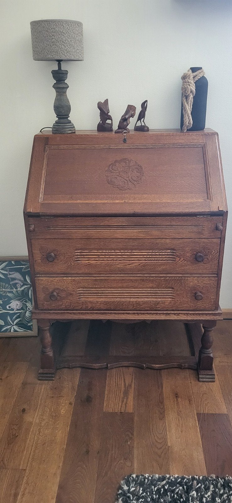 Vintage secretaire, Ophalen