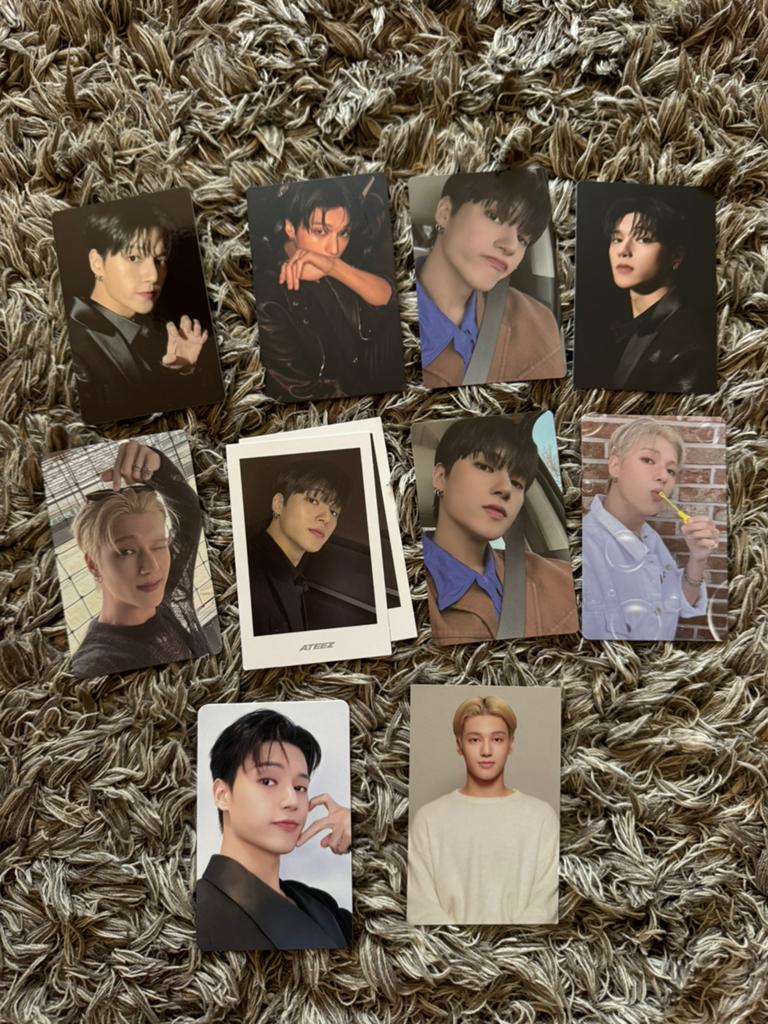 ateez wooyoung, Verzamelen, Ophalen of Verzenden, Zo goed als nieuw, Foto of Kaart