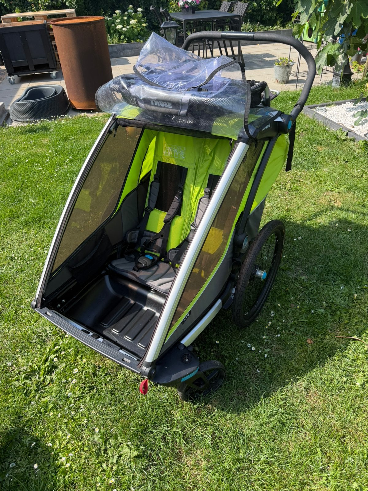 Thule Chariot in nieuw staat !, Opvouwbaar, Ophalen of Verzenden, Zo goed als nieuw, Kinderkar