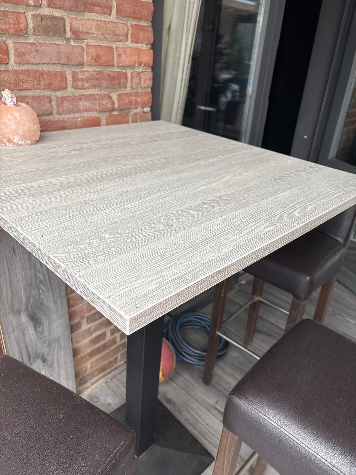Set van 3barkrukken met bar tafel, Ophalen, Gebruikt, Met voetsteun, 90 cm of meer