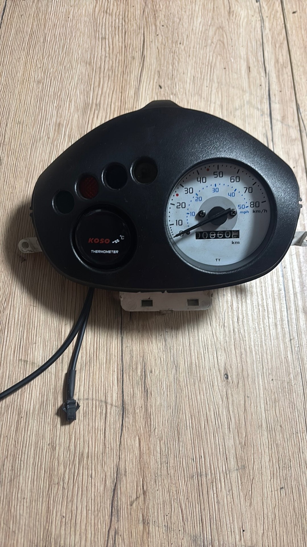 Zip teller met koso temp meter, Ophalen of Verzenden, Zo goed als nieuw, Overige typen, Piaggio