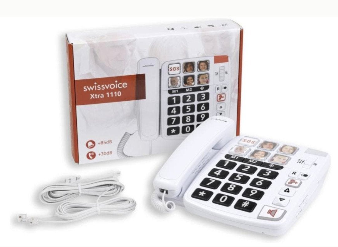 senioren telefoon met voorgeprogrammeerde nummers, Ophalen of Verzenden, Nieuw