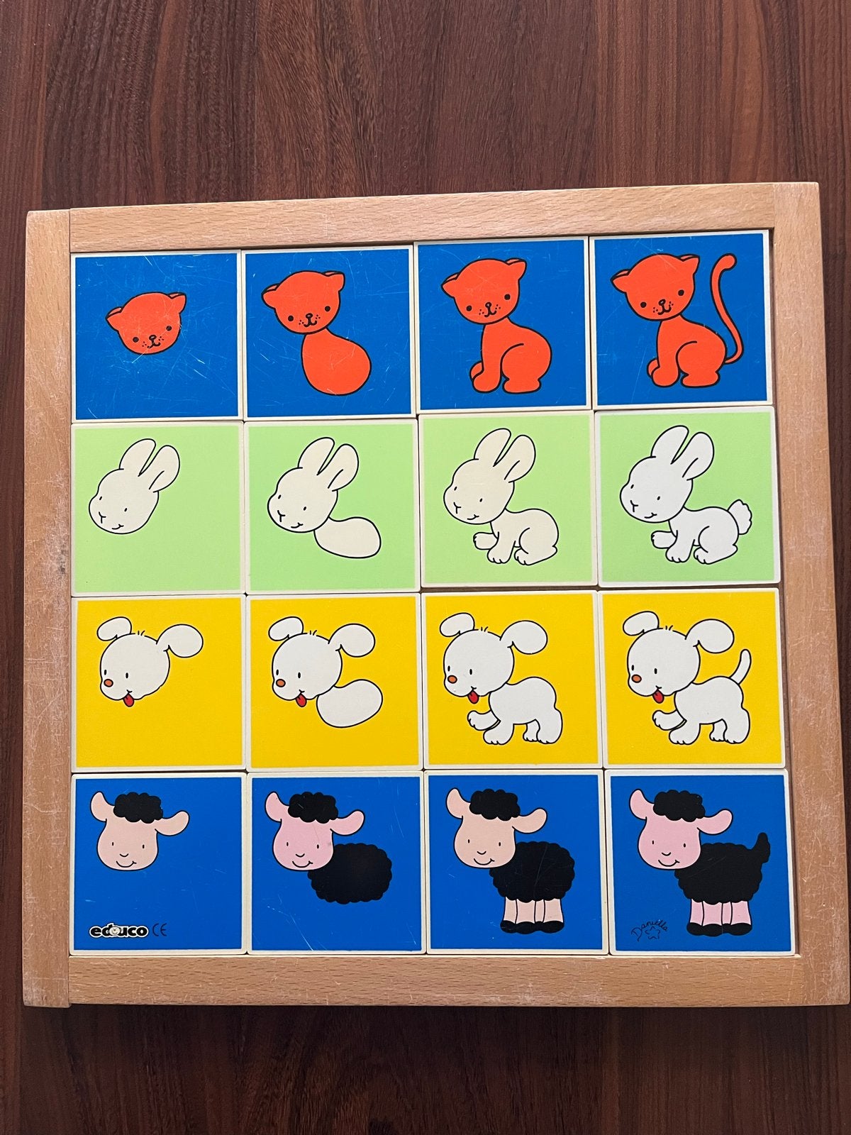 Educo  Dieren Puzzel - Groei en Ontwikkeling, Kinderen en Baby's, Ophalen of Verzenden, Gebruikt, Puzzelen
