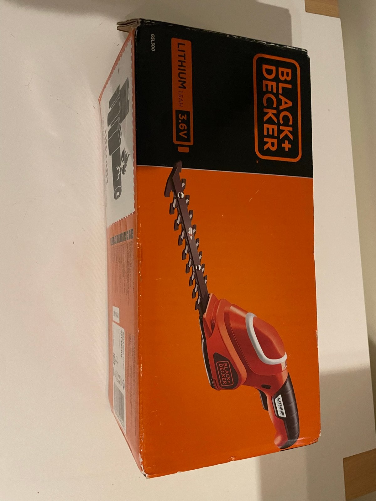 Black+Decker GSL300 3.6V Lithium Heggenschaar, Ophalen of Verzenden, Zo goed als nieuw, Accu