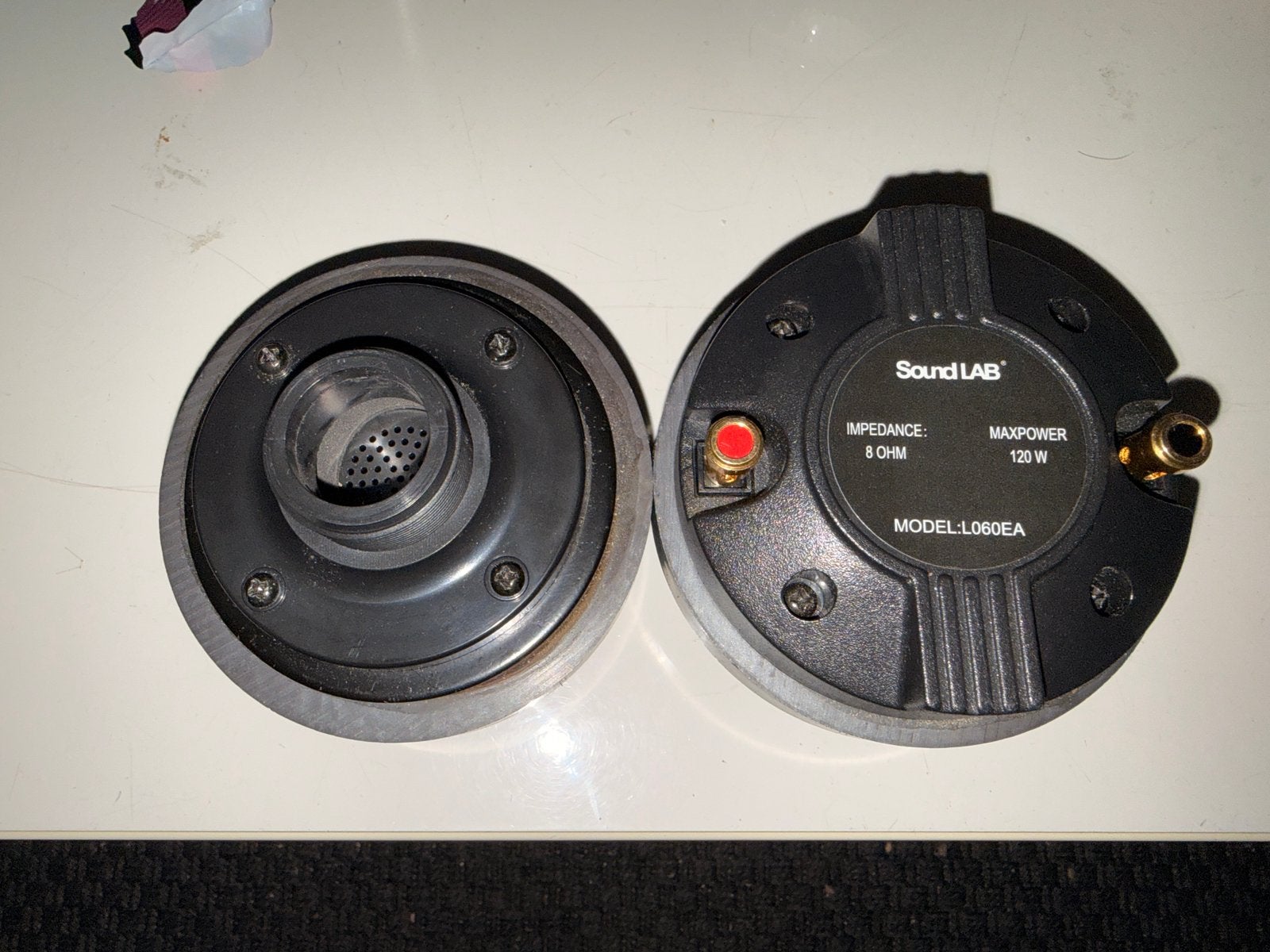 SoundLab L060EA Compression driver 60watt RMS 120watt MAX, Overige merken, Overige typen, Ophalen of Verzenden, Zo goed als nieuw