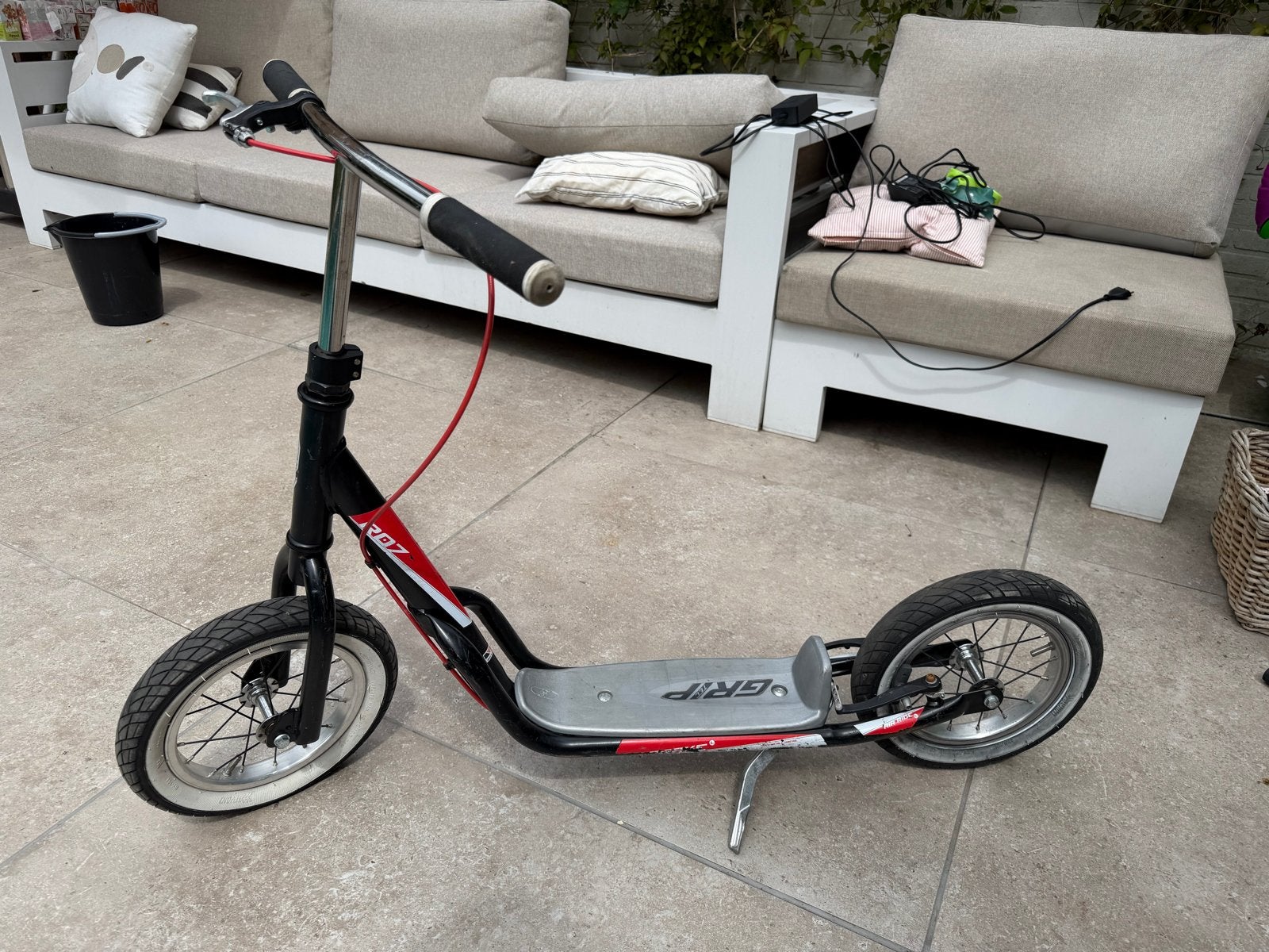 Stevige step met grote wielen - Ideaal voor avontuur, Fietsen en Brommers, Steps, Gebruikt, Gewone step, Ophalen