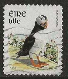 Ierland 27, papegaaiduiker voor cadee, Verzenden, Ierland, Gestempeld