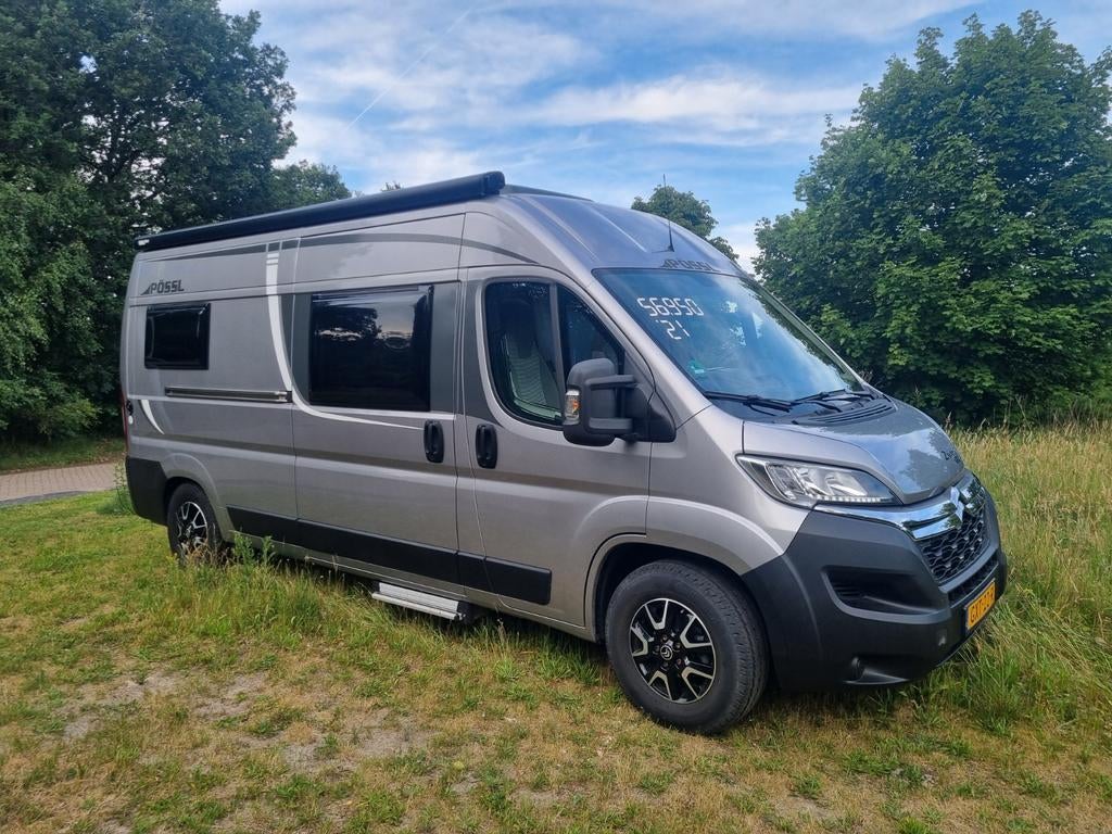 Pössl 2Win S Plus - 140 PK, lage km-stand, complete camper, Caravans en Kamperen, Ringverwarming, Pössl, Tot en met 3, Particulier