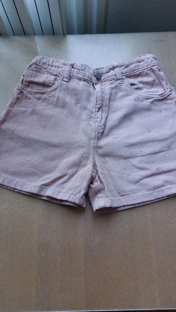 korte roze broek maat 152, Ophalen of Verzenden, Meisje, Broek