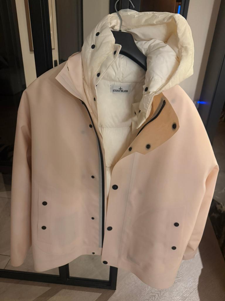 STONE ISLAND POLY STRATA ICE JACKET, Kleding | Heren, Jassen | Winter, Ophalen of Verzenden, Zo goed als nieuw