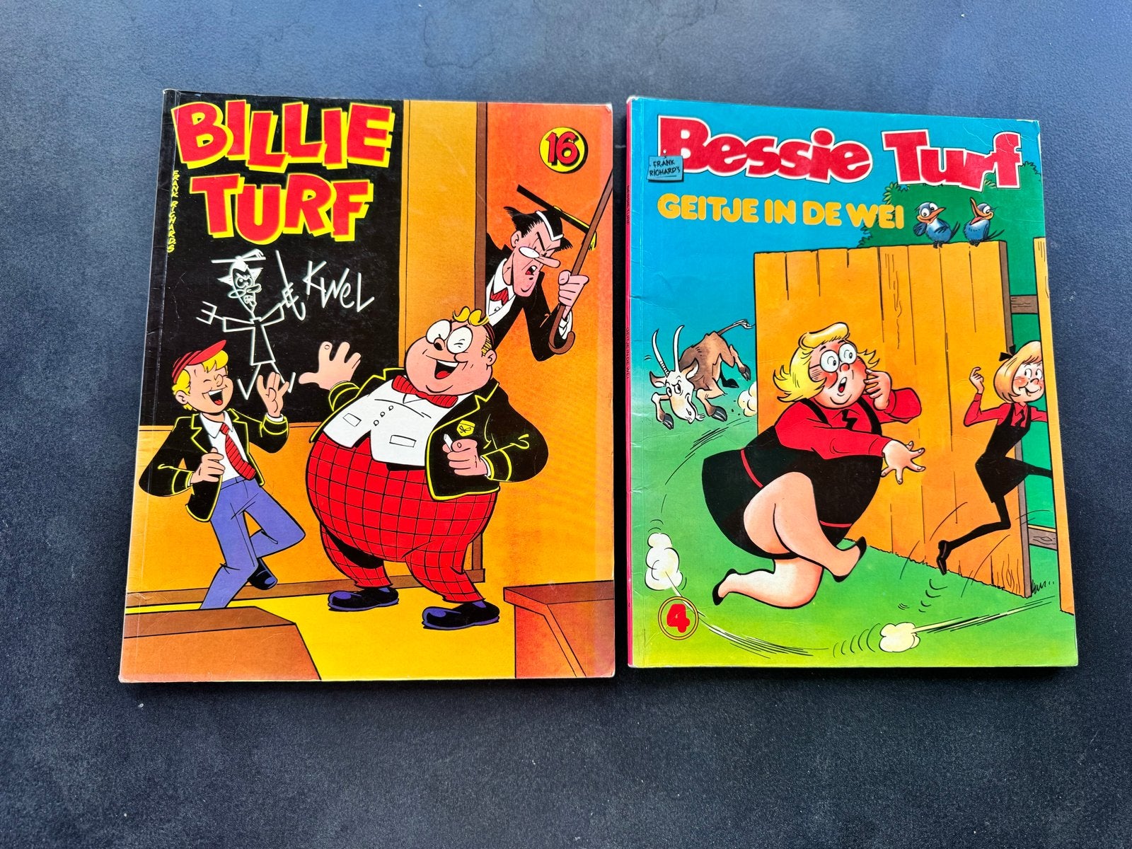 Billie Turf en Bessie Turf stripboeken, Meerdere stripboeken, Ophalen of Verzenden, Gelezen
