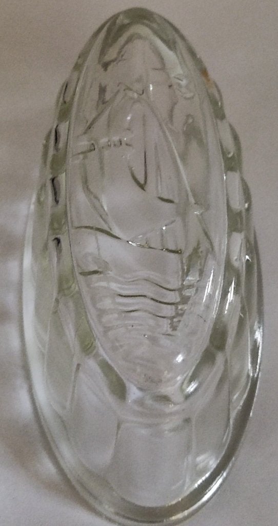 Leerdam glas: puddingvorm zeilboot, Ophalen of Verzenden