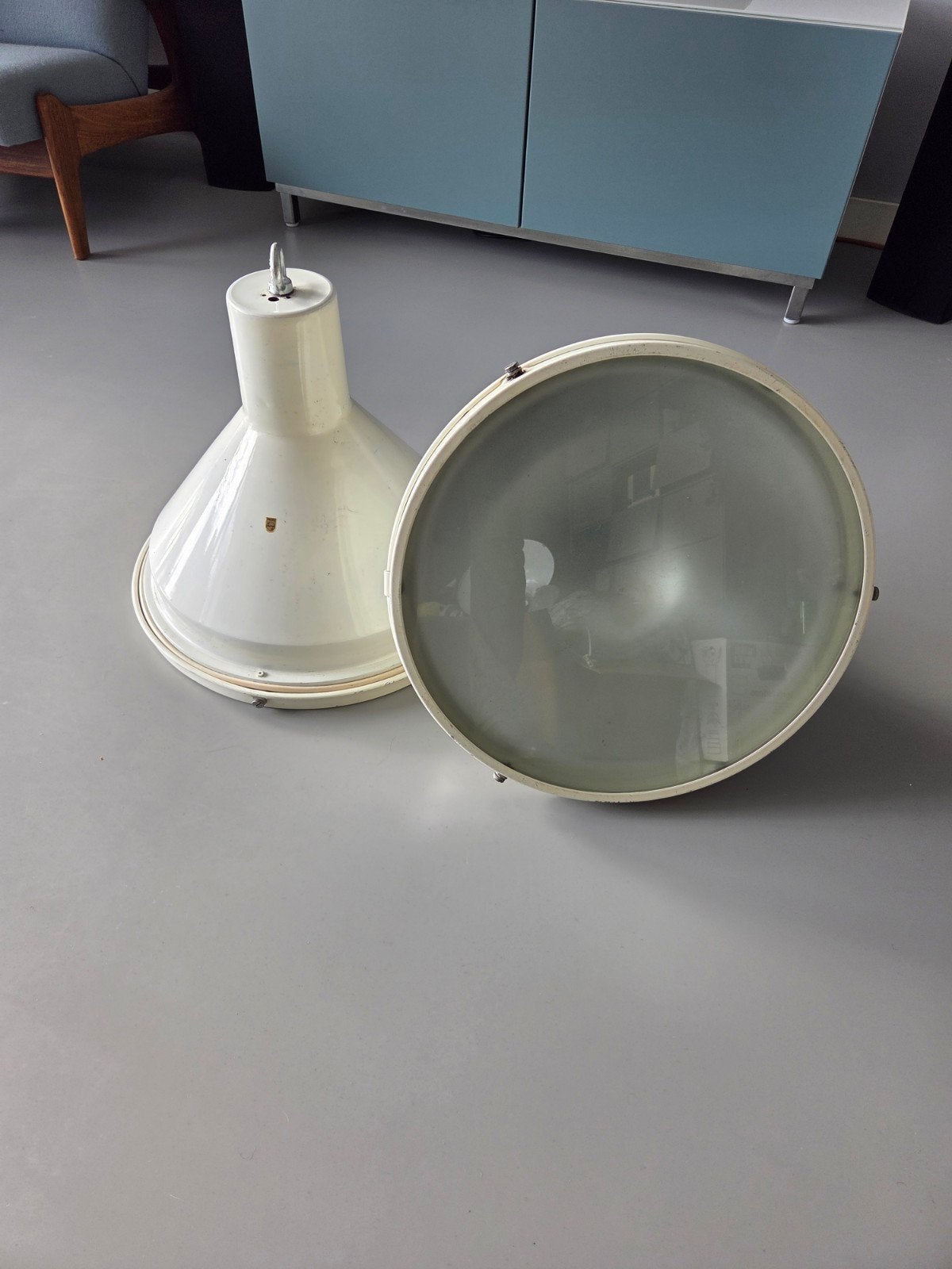 vintage Philips lampen, Ophalen