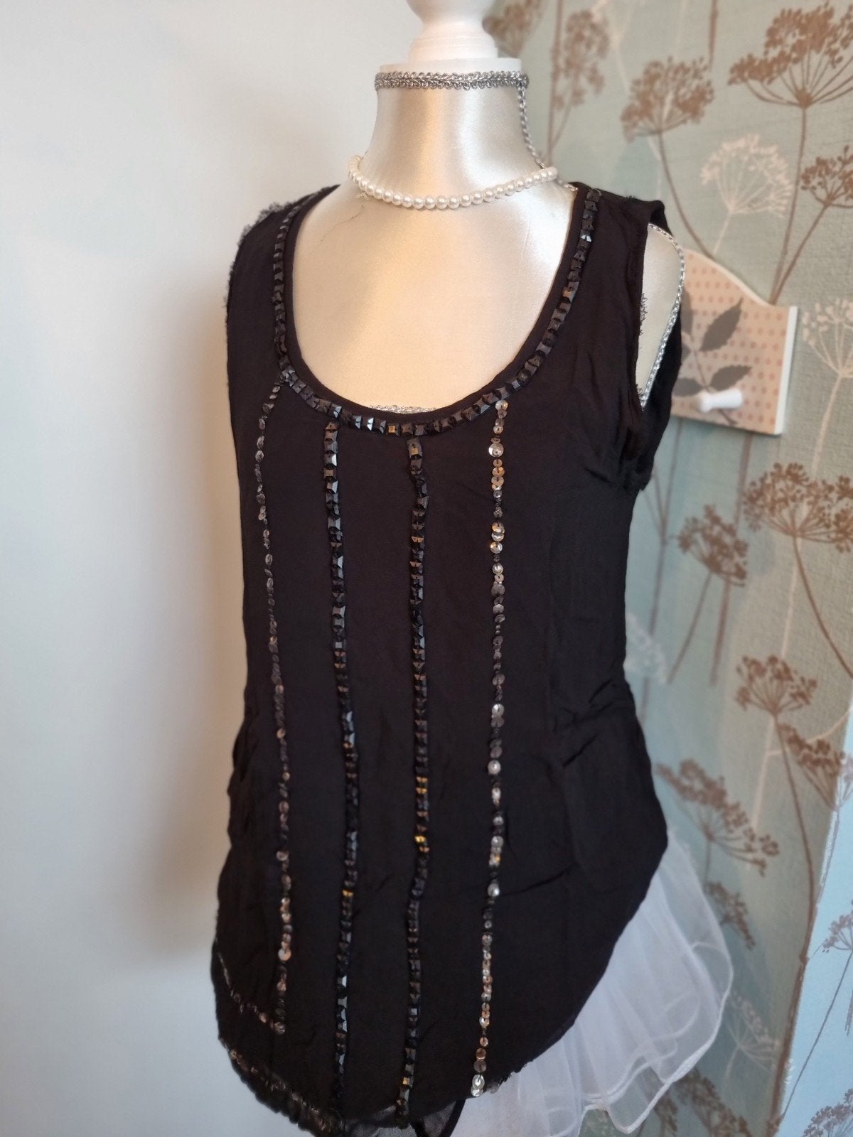Dames top maat 38, Kleding | Dames, Tops, Maat 38/40 (M), Zwart, Ophalen of Verzenden, Zo goed als nieuw