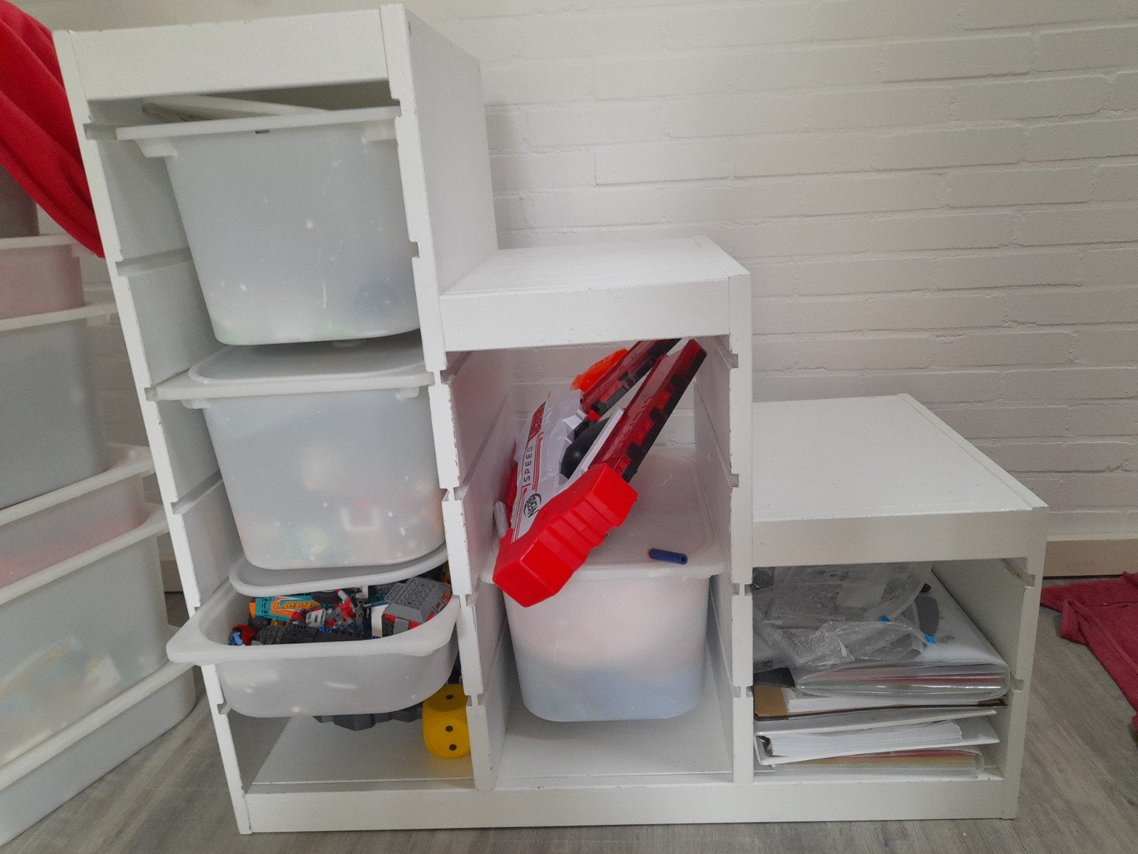 trofast ikea wit geverfd ZONDER BAKKEN, Ophalen, Gebruikt