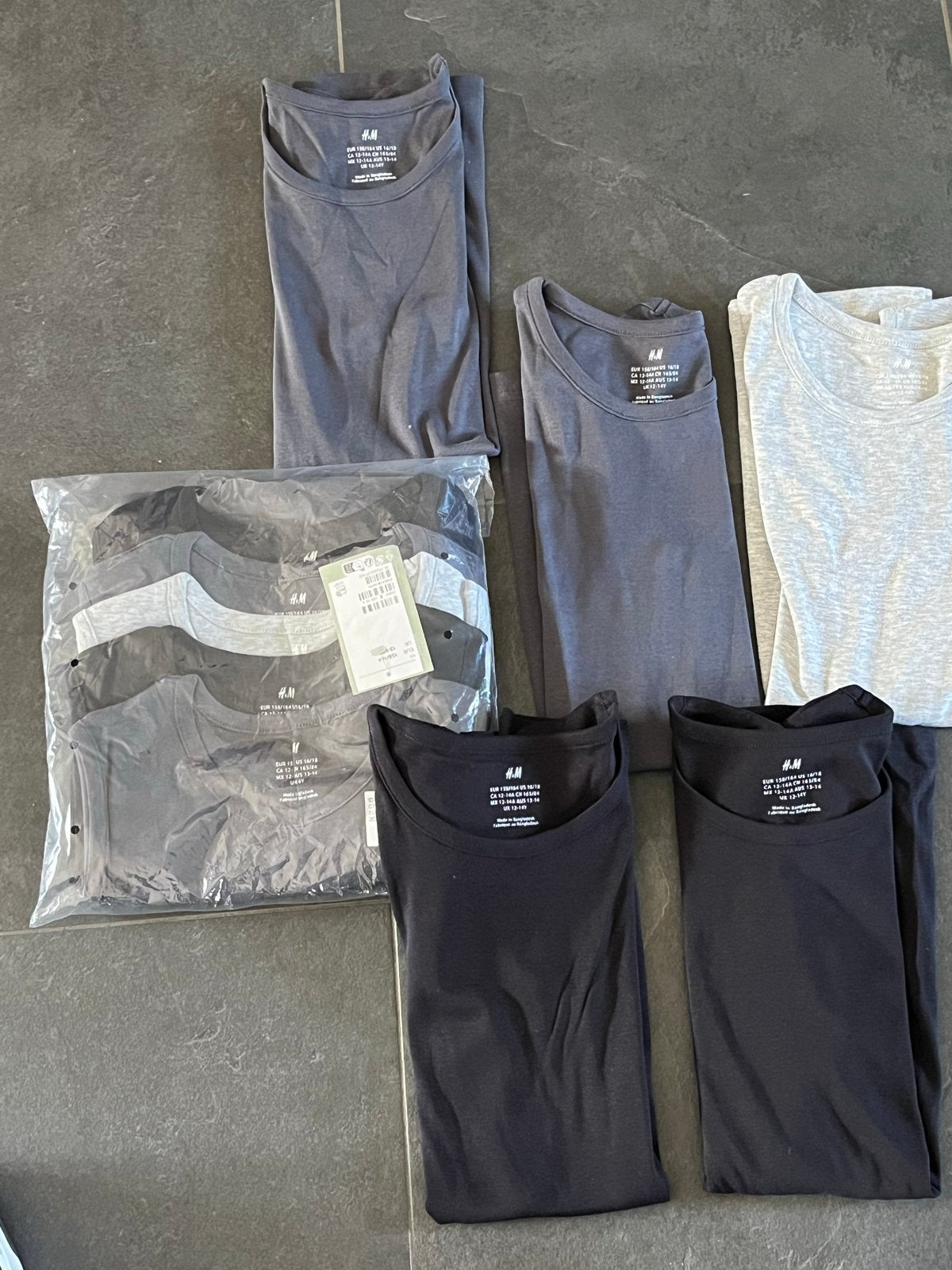 H&M kantoenen hempjesMaat 158/164) allen nieuw, Ophalen of Verzenden, Nieuw, Jongen of Meisje, Nacht- of Onderkleding