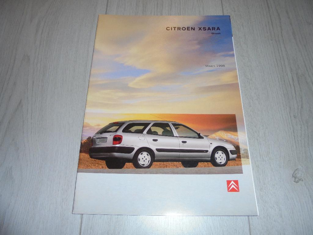 brochure Citroen Xsara Break  1998, Ophalen of Verzenden, Nieuw, Citroën