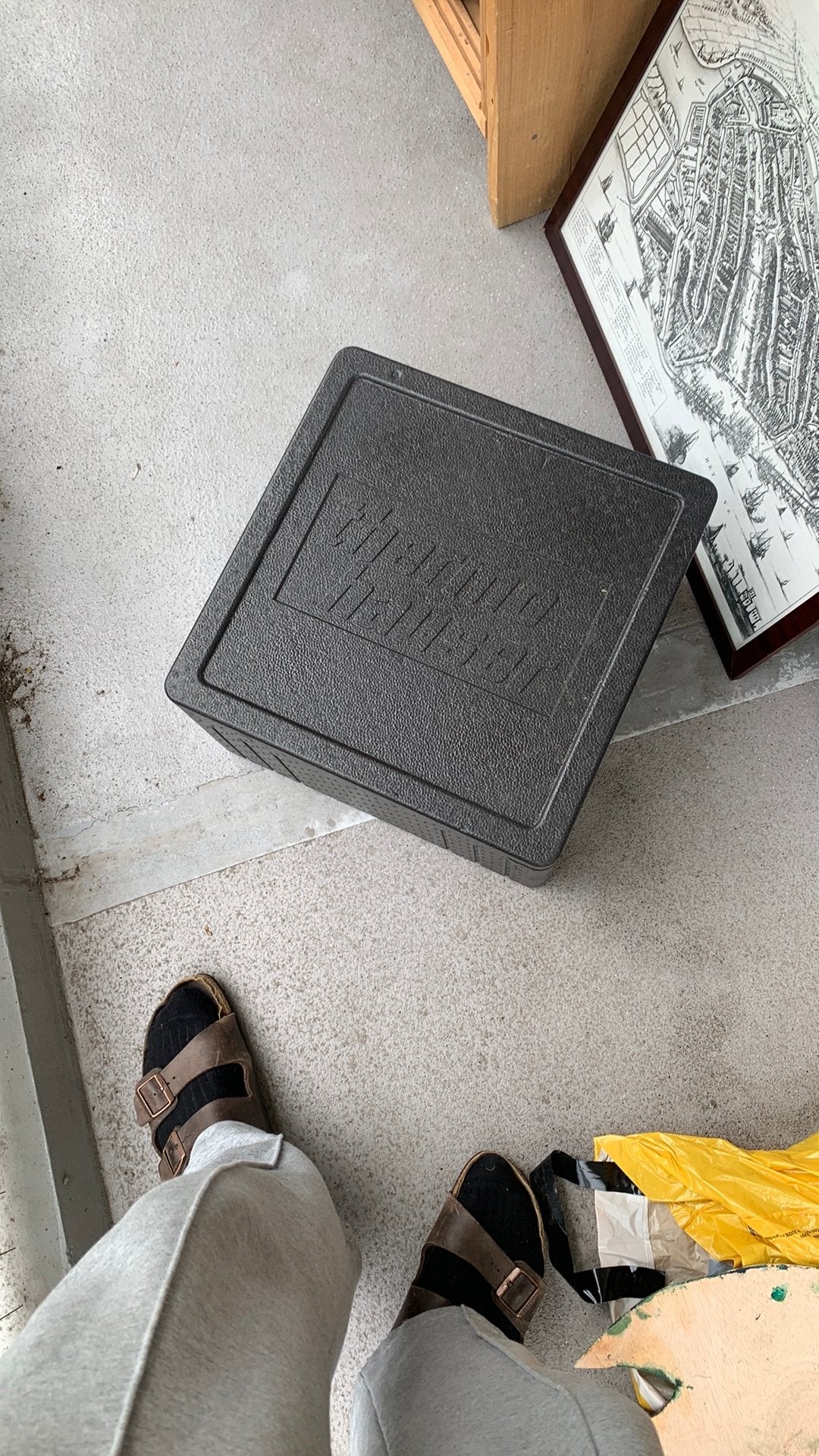 Thermo container, Ophalen, Zo goed als nieuw
