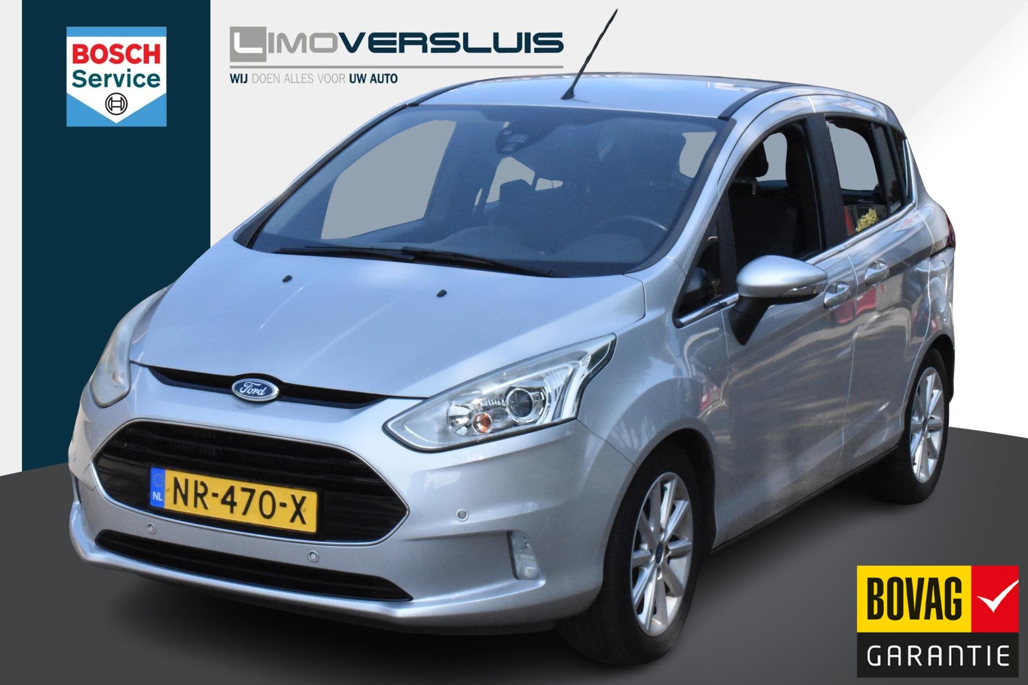 Ford B-Max 1.0 EcoBoost Titanium 2e Eigenaar | Volledig deal, Voorwielaandrijving, Euro 5, Gebruikt, 750 kg
