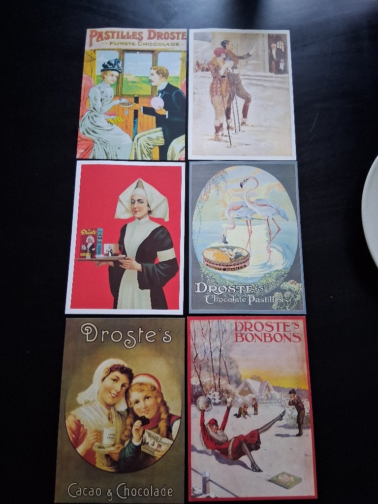 Vintage set nostalgische Droste kaarten, Ophalen of Verzenden, Nieuw, Overige typen
