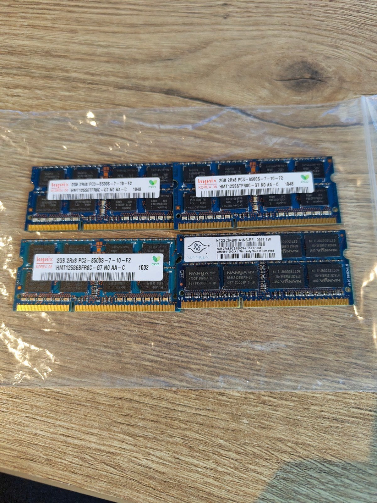 4x 2GB DDR3 RAM Geheugen voor Laptop (8GB Totaal), Computers en Software, RAM geheugen, Ophalen of Verzenden, Zo goed als nieuw