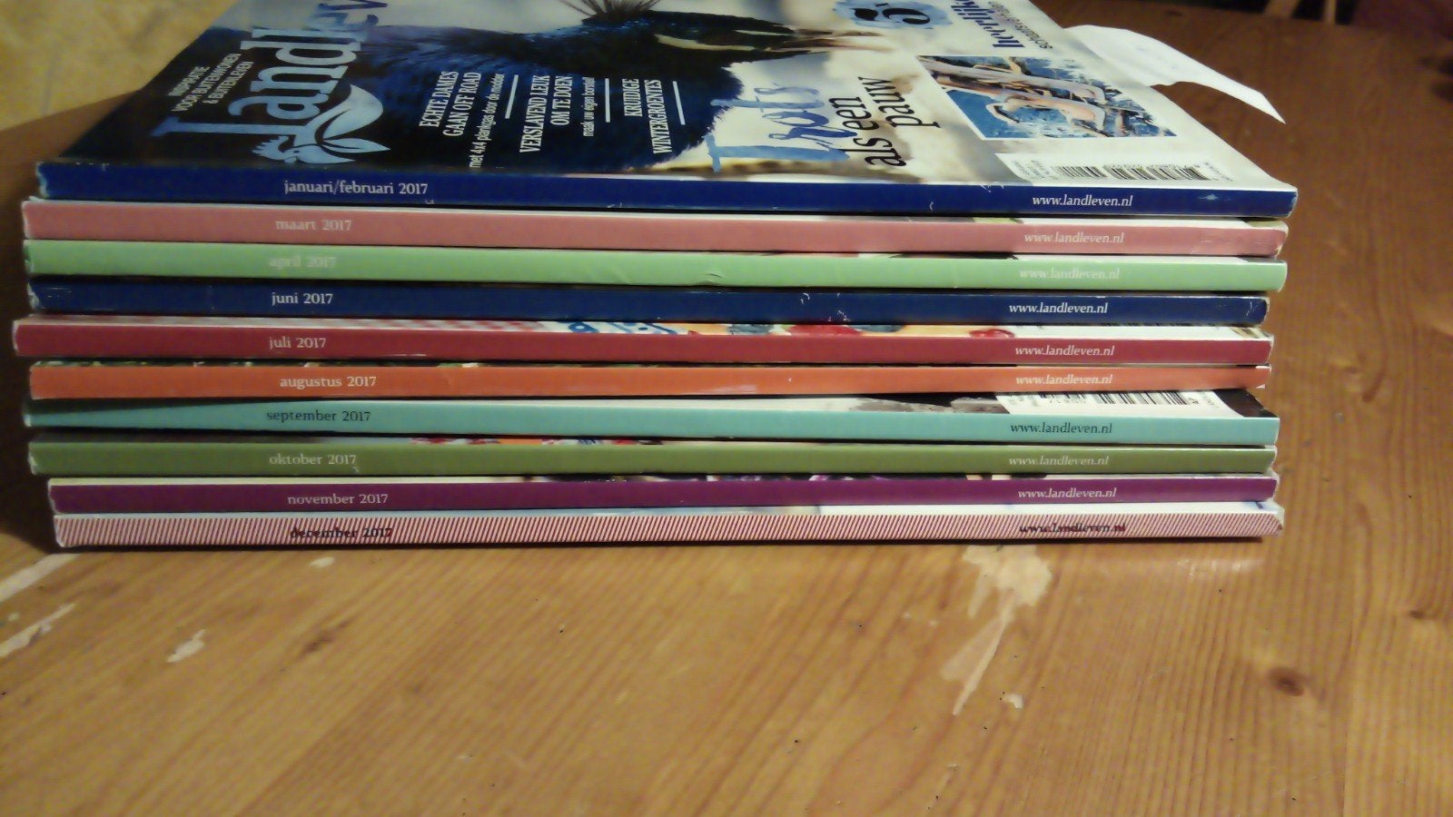 Landleven tijdschriften 2017 - complete jaargang, Boeken, Ophalen of Verzenden, Gelezen, Overige typen