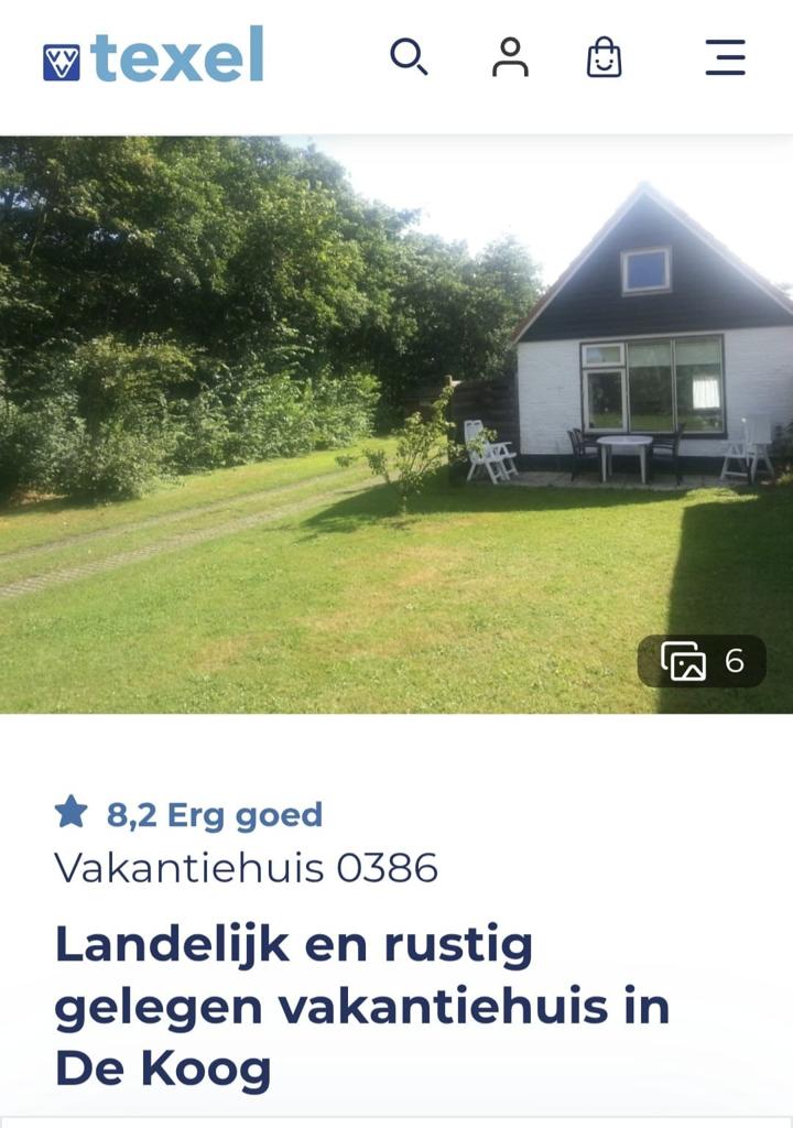 Last minute Texel  18-5 tm 25-5 week 21, Vakantie