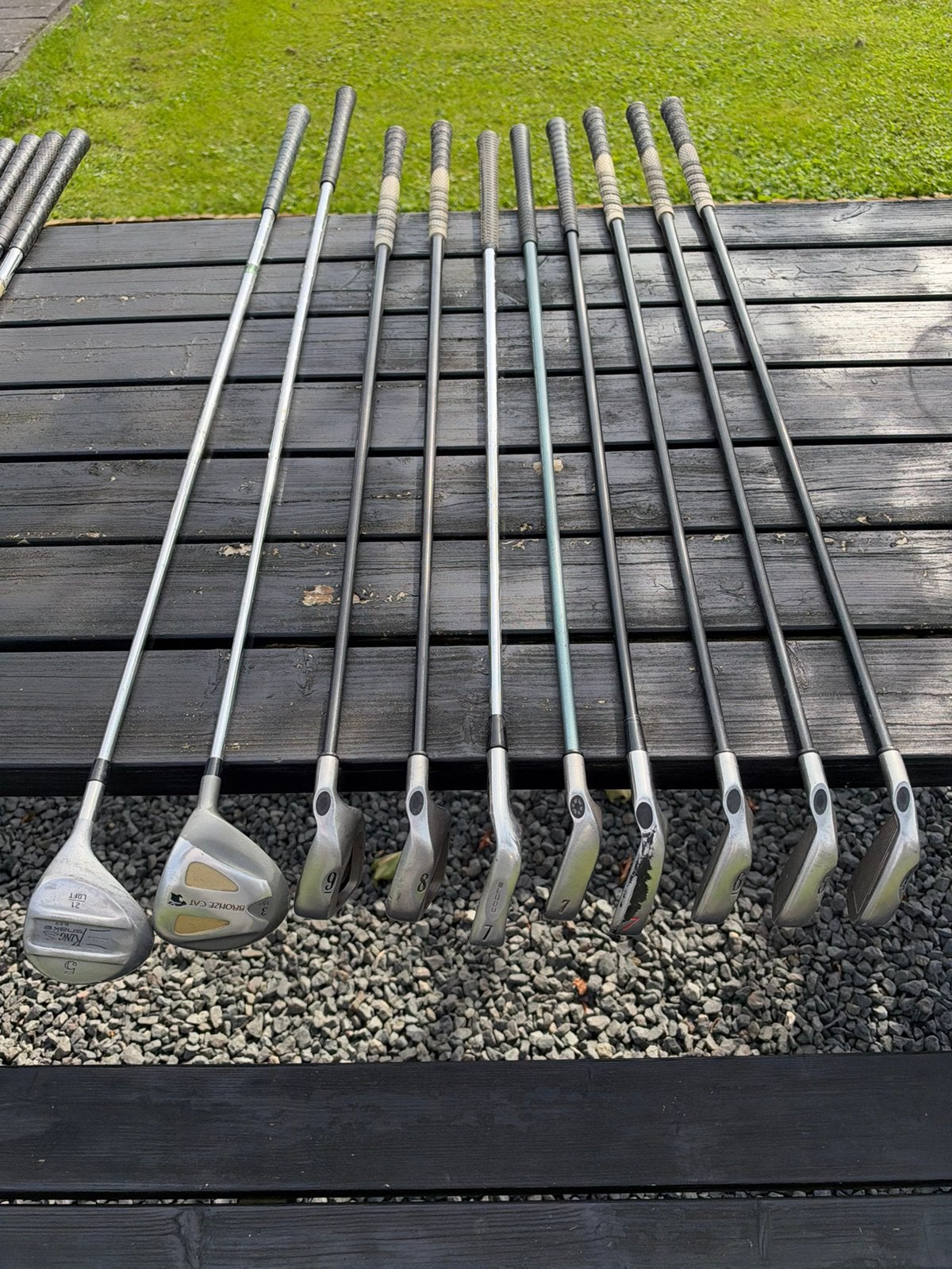 Golfset heren - mix set rechtshandig, Sport en Fitness, Ophalen, Zo goed als nieuw, Set