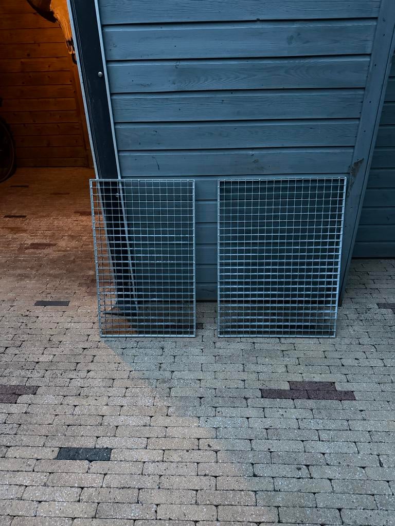 2 gegalvaniseerde looproosters - diverse maten, Ophalen, Zo goed als nieuw