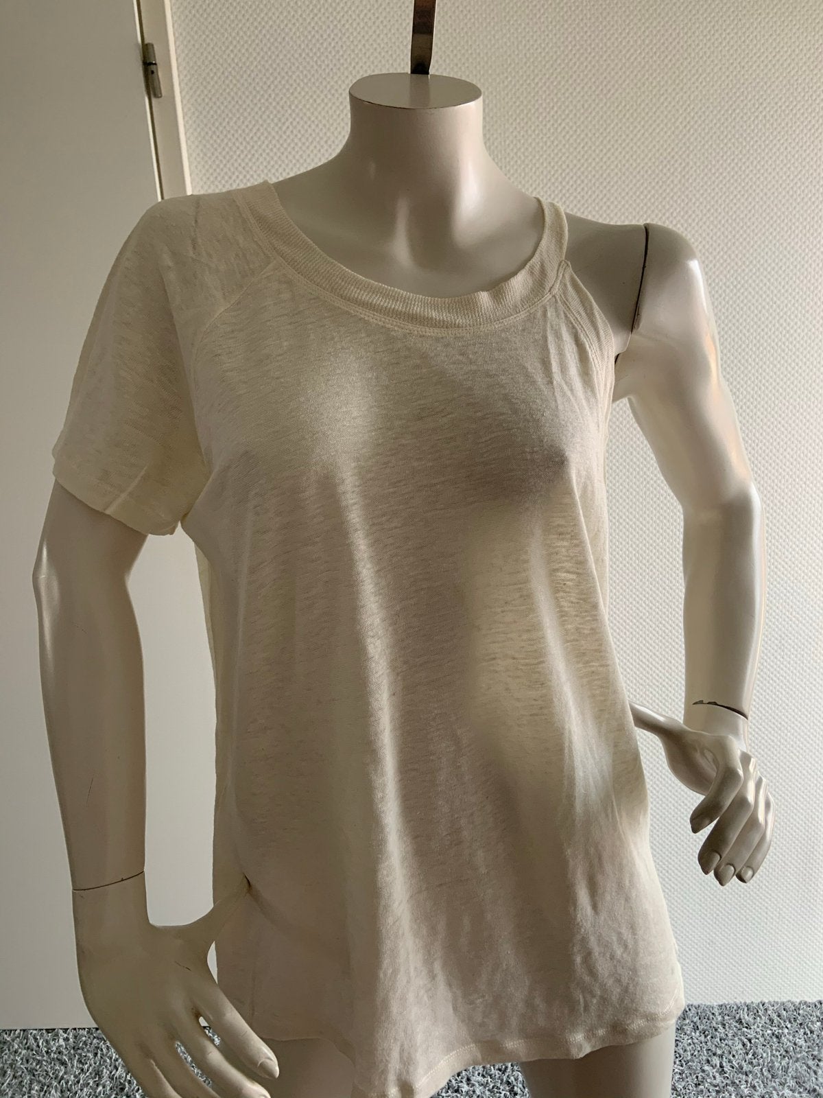 Iro shirt met een schouder maat m, Maat 38/40 (M), Wit, Ophalen of Verzenden, Zo goed als nieuw