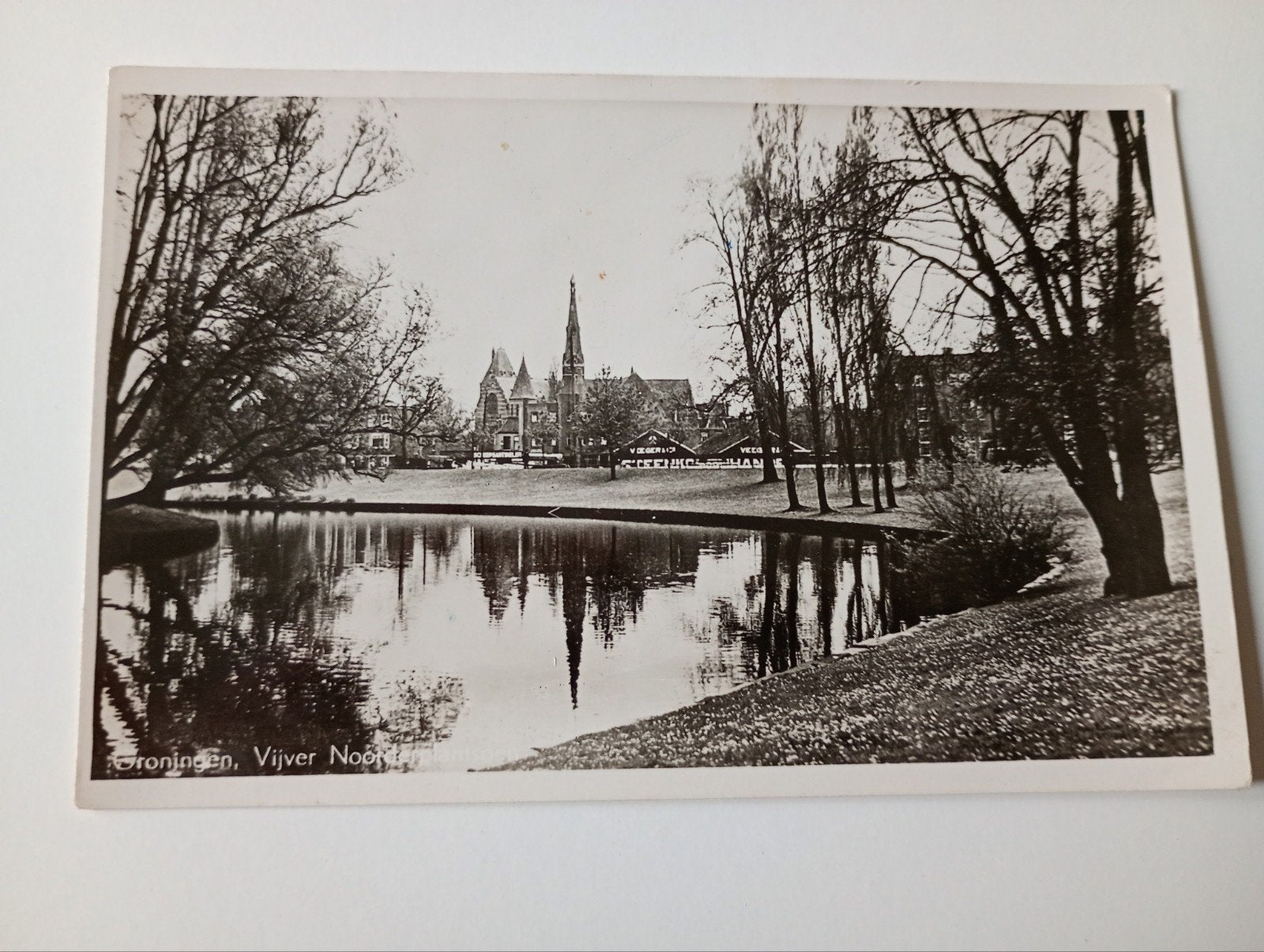 Groningen Noorderplantsoen 1949, Ophalen of Verzenden, 1940 tot 1960, Gelopen, Groningen