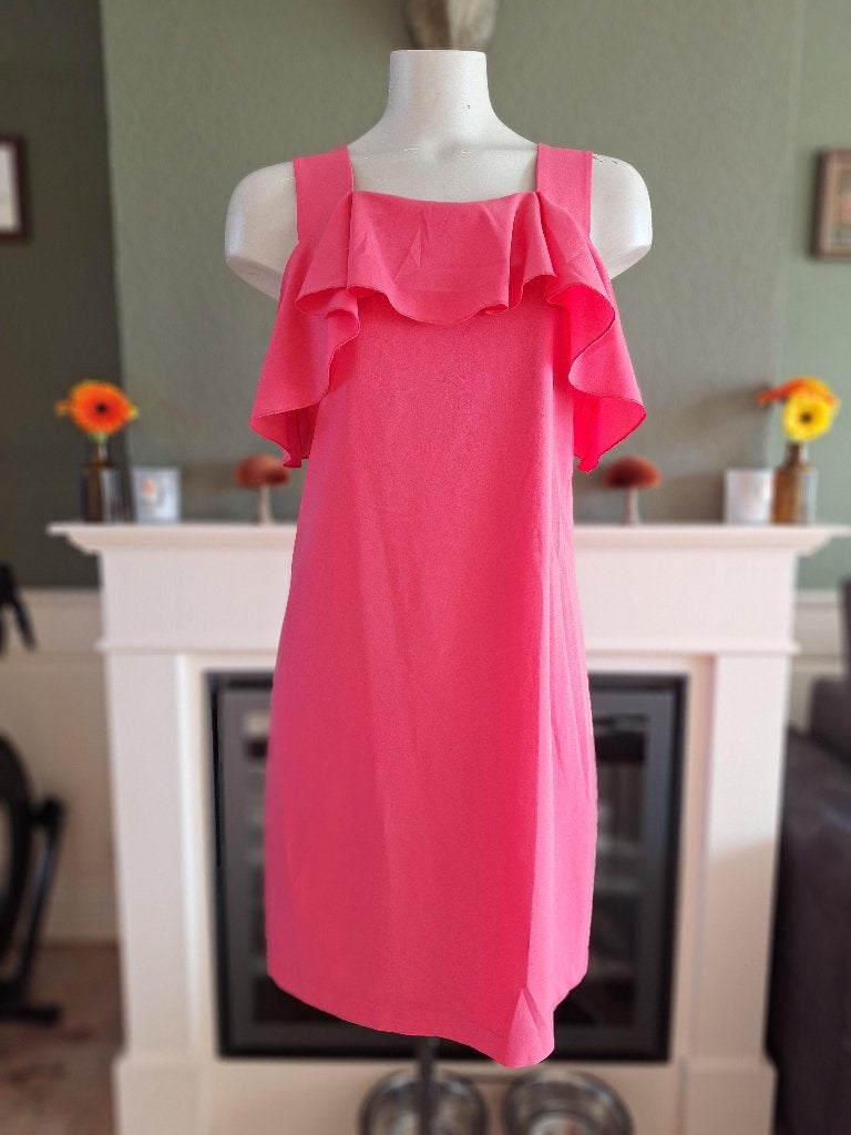 K-Design K Design hard roze jurk M 38, Kleding | Dames, Jurken, Maat 38/40 (M), K-design, Verzenden, Zo goed als nieuw