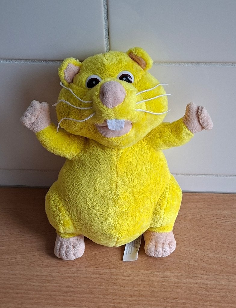 Knuffel Hamster van Happy Horse, Gele Hamster, Geel, Ophalen of Verzenden, Zo goed als nieuw, Middelgroot (20 tot 80 cm)