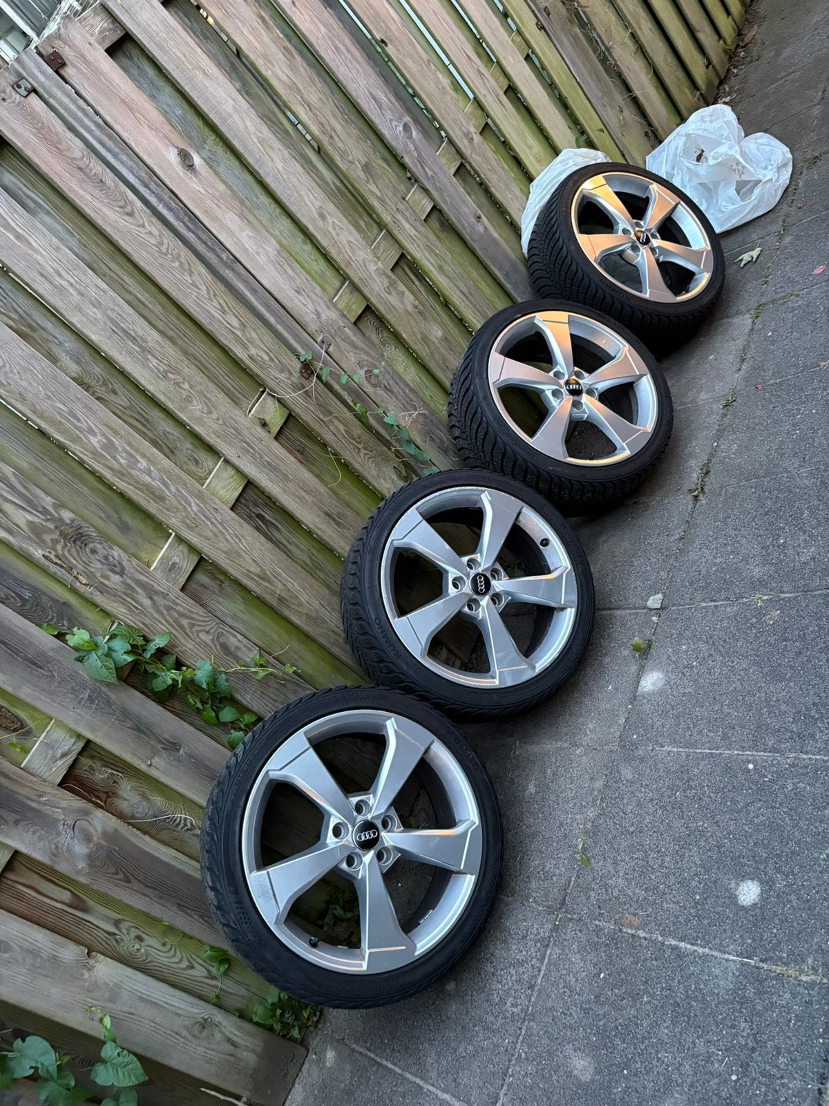 Audi RS3 Rotor Velgen met banden, Gebruikt, Banden en Velgen, Winterbanden, Personenwagen