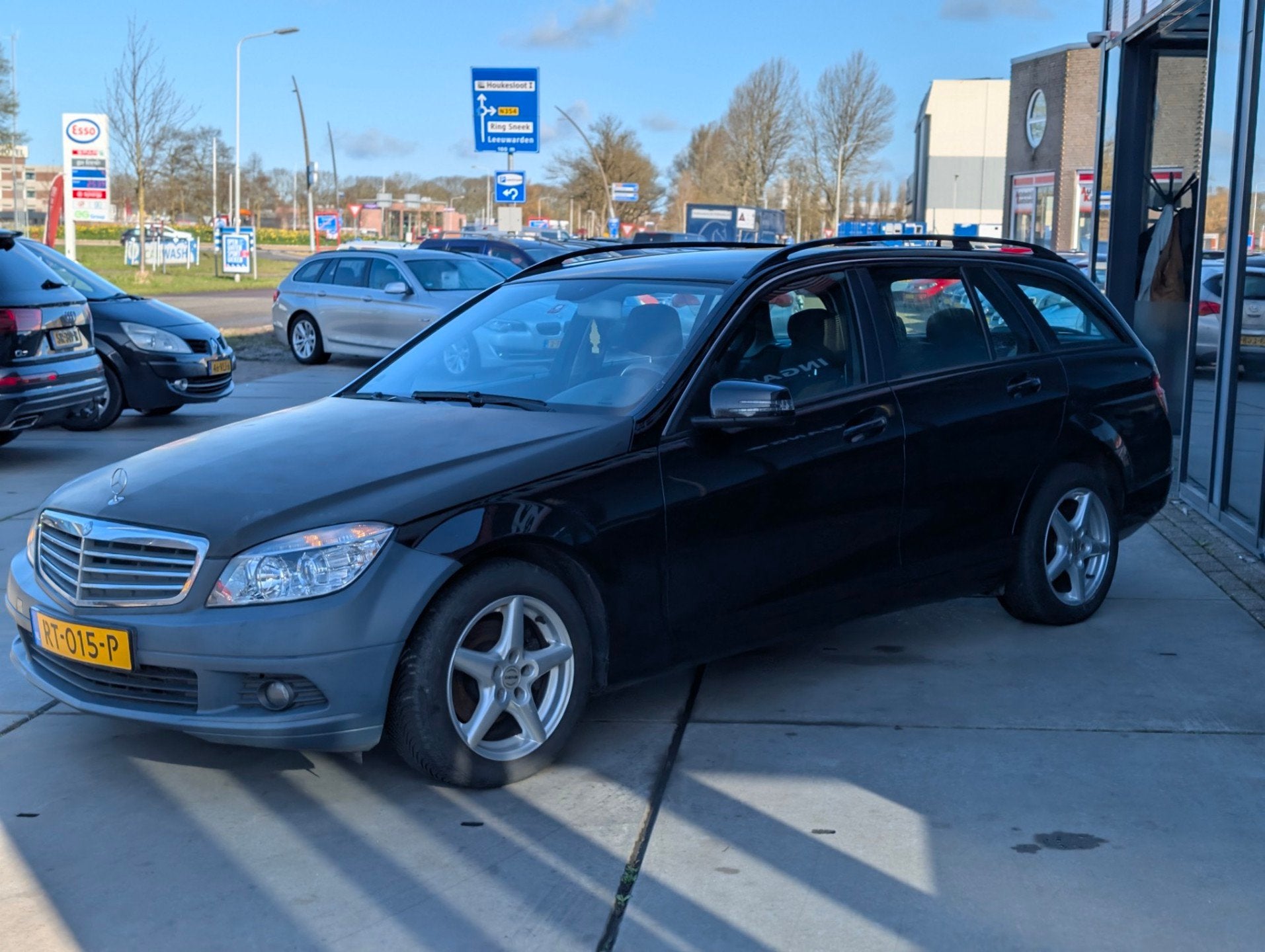 Mercedes-Benz C-klasse Estate 200 CDI - Navi - Clima, Auto's, Zwart, 4 cilinders, 1505 kg, 168 €/maand
